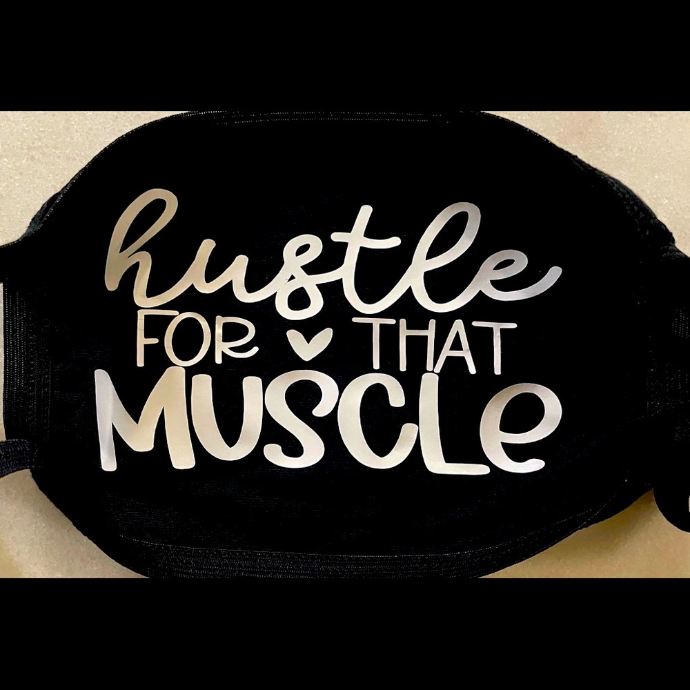 Face mask. Custom made. You can request any sayings on it.